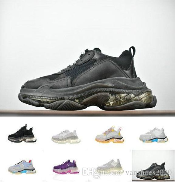 2019 designer 17fw paris triple s crystal sole womens running shoes fashion men sneakers old dad shoes scarpe size 35-44
2019 designer 17fw paris triple s crystal sole womens running shoes fashion men sneakers old dad shoes scarpe size 35-44