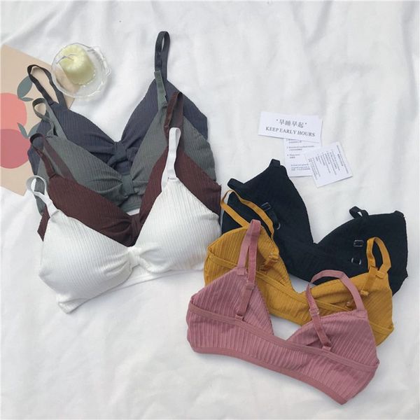 upuberty teens girls sport training bra underwear ribbed striped plain solid color bralette backless sponge padded crop vest, Red;black
upuberty teens girls sport training bra underwear ribbed striped plain solid color bralette backless sponge padded crop vest, Red;black