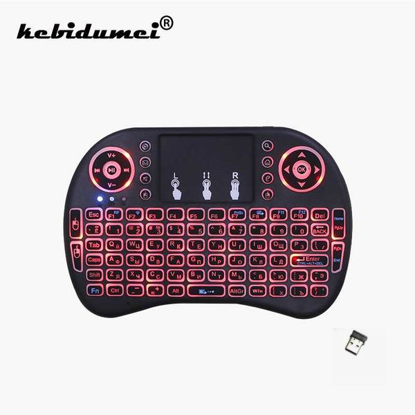 i8 mini wireless keyboard 2.4ghz english russian 3 colour backlit air mouse with touchpad remote control for tv box usb keyboard
i8 mini wireless keyboard 2.4ghz english russian 3 colour backlit air mouse with touchpad remote control for tv box usb keyboard