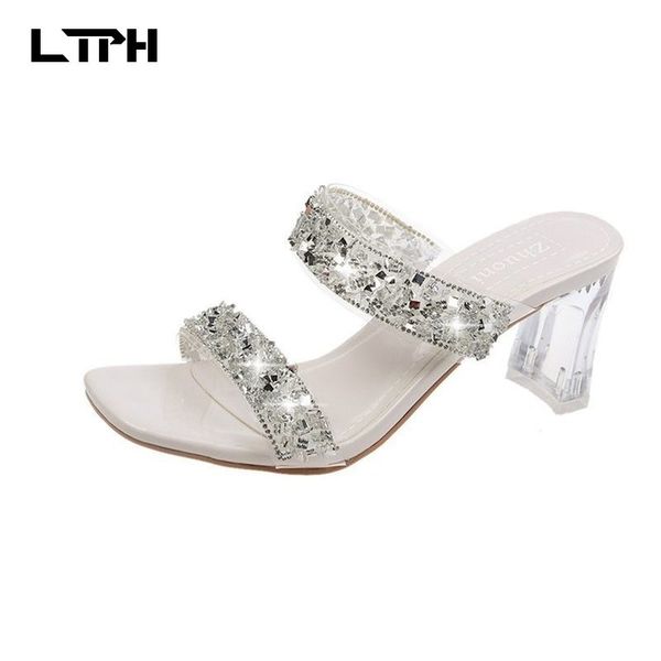 ltph 2020 summer new arrival hoof heels open-toe square head shiny rhinestone women sandals fashion casual wild slip-on shoes, Black
ltph 2020 summer new arrival hoof heels open-toe square head shiny rhinestone women sandals fashion casual wild slip-on shoes, Black