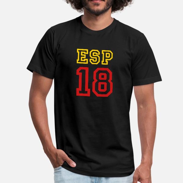 spain 18 t shirt men customized short sleeve s-xxxl clothes sunlight breathable spring autumn standard shirt