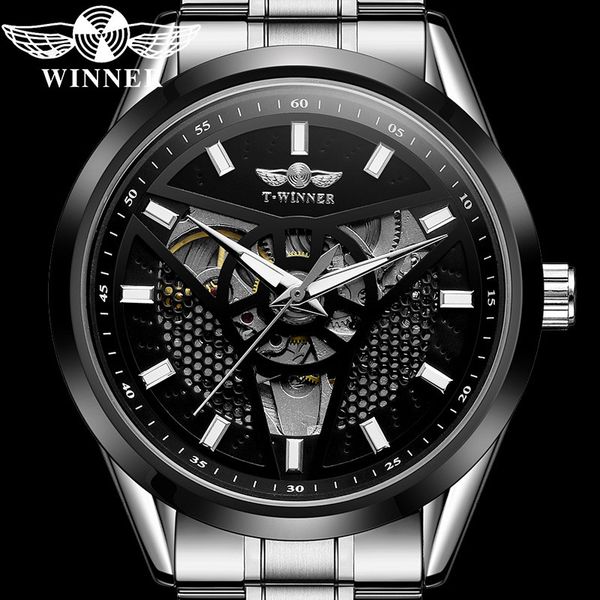 winner automatic mechanical men wristwatch army sport male clock skeleton fashion man watch gift 8147, Slivery;brown
winner automatic mechanical men wristwatch army sport male clock skeleton fashion man watch gift 8147, Slivery;brown