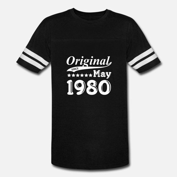 original since may 1980 gift t shirt men printed 100% cotton round collar formal sunlight fashion spring pictures shirt
original since may 1980 gift t shirt men printed 100% cotton round collar formal sunlight fashion spring pictures shirt