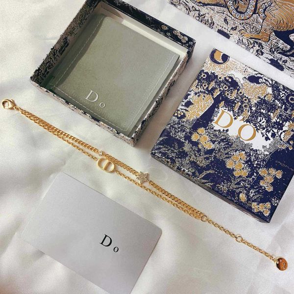 d home dijia 2020 new cd letter double-layer bracelet five-pointed star gold rhinestone bracelet for women, Golden;silver
d home dijia 2020 new cd letter double-layer bracelet five-pointed star gold rhinestone bracelet for women, Golden;silver