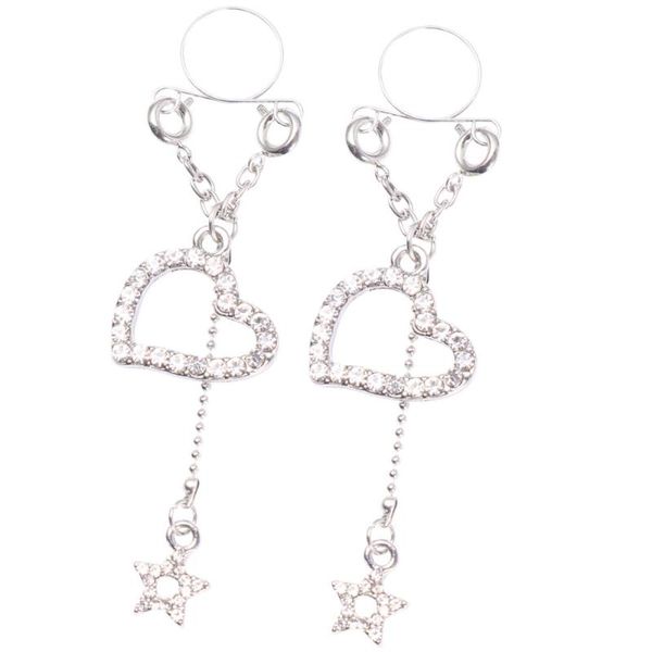 2pcs creative fairy angel design nipple ring fashion adjustable piercing jewelry hypoallergenic nipple ring (white, Black;red
2pcs creative fairy angel design nipple ring fashion adjustable piercing jewelry hypoallergenic nipple ring (white, Black;red