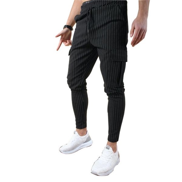 striped mens causal pants summer pocket patckwork pencil pants fashion comfortable men designer clothing drawstring trousers 3xl, Black
striped mens causal pants summer pocket patckwork pencil pants fashion comfortable men designer clothing drawstring trousers 3xl, Black