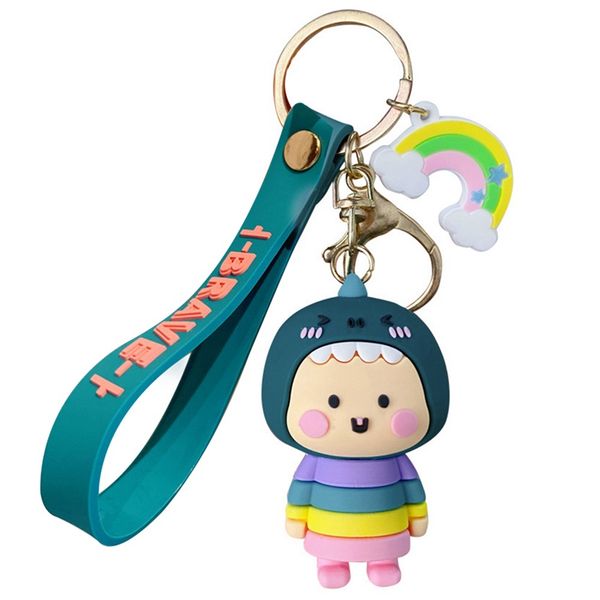 cute cartoon keychain fashion little doll keychains women bag charm key ring pendant gifts, Silver
cute cartoon keychain fashion little doll keychains women bag charm key ring pendant gifts, Silver