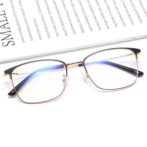 new glasses frame box metal ultra-light flat mirror fashion trend can be equipped with myopia business glasses frame, Black
new glasses frame box metal ultra-light flat mirror fashion trend can be equipped with myopia business glasses frame, Black