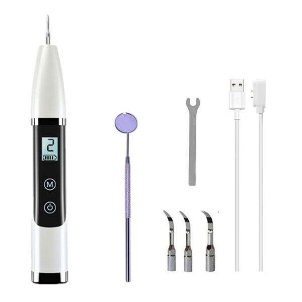 multipurpose sonic scaler dental toothbrushes stain/plaque remover portable rechargeable teeth cleaner with replaceable working tips
multipurpose sonic scaler dental toothbrushes stain/plaque remover portable rechargeable teeth cleaner with replaceable working tips