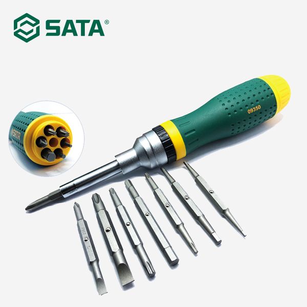 sata 19-in-1ratchet screwdriver hand tool multi-tool screwdriver kits home repair tool set 09350