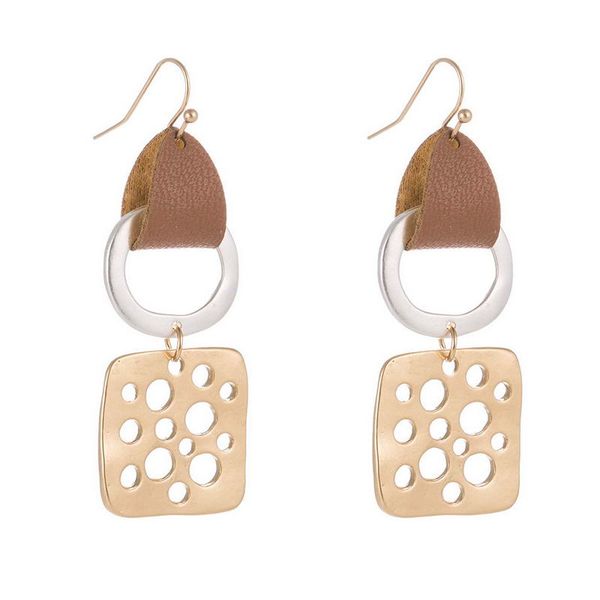 zwpon 2020 new silver color hexagon gold hammered disc dangle earrings vintage leather geometric triangle earrings jewelry 
zwpon 2020 new silver color hexagon gold hammered disc dangle earrings vintage leather geometric triangle earrings jewelry