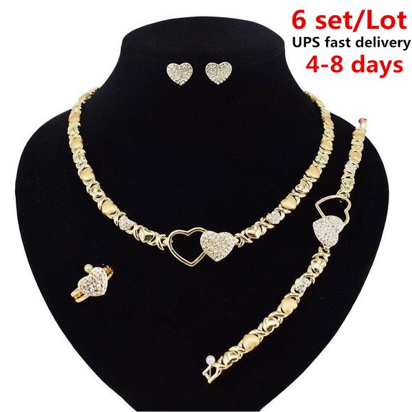 6 set/lot wholesales jewelries set for women necklaces earrings 14k gold jewelry sets for women wedding jewelry earrings for women set, Black
6 set/lot wholesales jewelries set for women necklaces earrings 14k gold jewelry sets for women wedding jewelry earrings for women set, Black