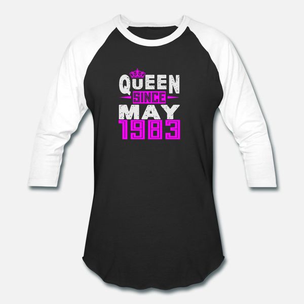 queen since may 1983 t shirt men printing cotton crew neck male crazy casual summer style standard shirt
queen since may 1983 t shirt men printing cotton crew neck male crazy casual summer style standard shirt
