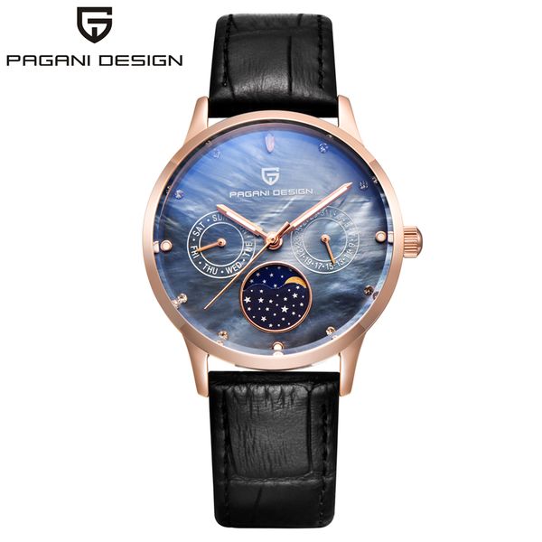 relogio feminino pagani design women fashion bracelet watches ladies waterproof leather moon phase quartz wrist watch clock 2020, Slivery;brown
relogio feminino pagani design women fashion bracelet watches ladies waterproof leather moon phase quartz wrist watch clock 2020, Slivery;brown