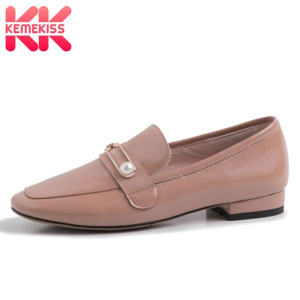 kemekiss genuine leather flats shoes women fashion square toe office lady casual shoes woman beads daily footwear size 34-40, Black
kemekiss genuine leather flats shoes women fashion square toe office lady casual shoes woman beads daily footwear size 34-40, Black