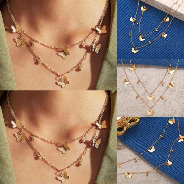 gold chain butterfly pendant choker necklace women statement collares bohemian beach jewelry accessories girls gift collier d30, Silver
gold chain butterfly pendant choker necklace women statement collares bohemian beach jewelry accessories girls gift collier d30, Silver