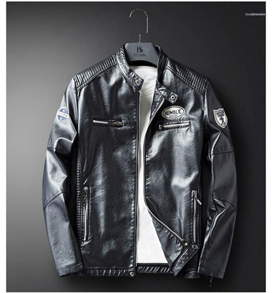 coats casual long sleeve male leather outerwear designer mens jackets spring motorcycle pu slim printed mens, Black
coats casual long sleeve male leather outerwear designer mens jackets spring motorcycle pu slim printed mens, Black