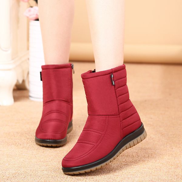 promotion women snow boots woman ankle platform wedges fashion slip-on waterproof winter new plus velvet warm shoes g632, Black
promotion women snow boots woman ankle platform wedges fashion slip-on waterproof winter new plus velvet warm shoes g632, Black