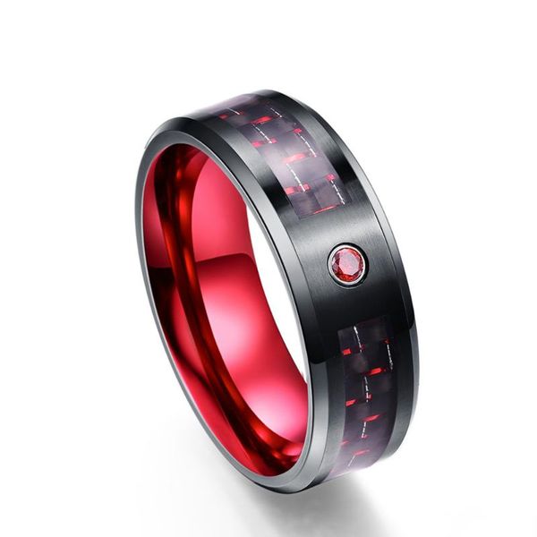 black 8mm wide 3.0mm thick tungsten steel ring with inlaid red carbon fiber for wedding gift size 7-12, Slivery;golden
black 8mm wide 3.0mm thick tungsten steel ring with inlaid red carbon fiber for wedding gift size 7-12, Slivery;golden