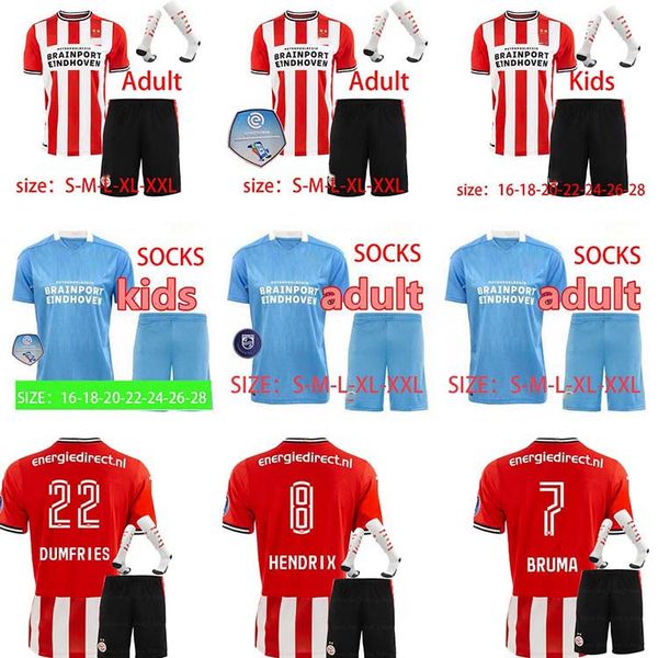 20 21 psv eindhoven soccer jerseys malen 2020 2021 gakpo dumfries football shirt bruma mitroglou ihattaren jersey kids kit+socks, Black;yellow
20 21 psv eindhoven soccer jerseys malen 2020 2021 gakpo dumfries football shirt bruma mitroglou ihattaren jersey kids kit+socks, Black;yellow
