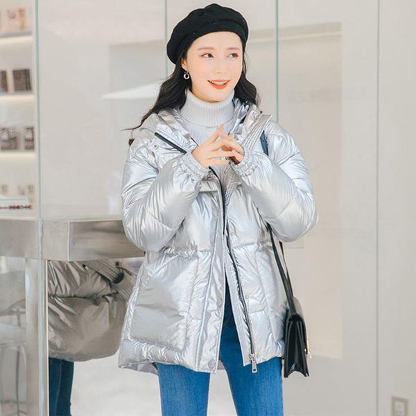 women's down & parkas black cotton coat female fashion hooded warm oversized winter jacket women padded thick student coats q2925
women's down & parkas black cotton coat female fashion hooded warm oversized winter jacket women padded thick student coats q2925