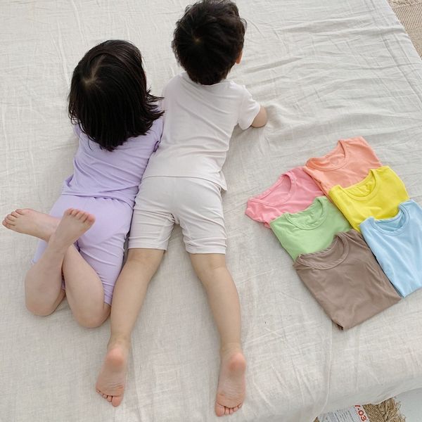 3557 summer 2020 children's pajamas short sleeve baby kids clothing set short 8 colors boys and girls knitting suit, White
3557 summer 2020 children's pajamas short sleeve baby kids clothing set short 8 colors boys and girls knitting suit, White