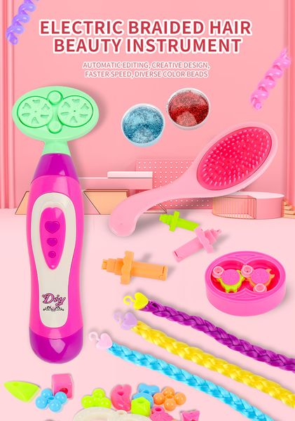 electric toy 24pcs/box diy electric hair braider automatically changeable styles fancy beads & colorful braider decoration
electric toy 24pcs/box diy electric hair braider automatically changeable styles fancy beads & colorful braider decoration