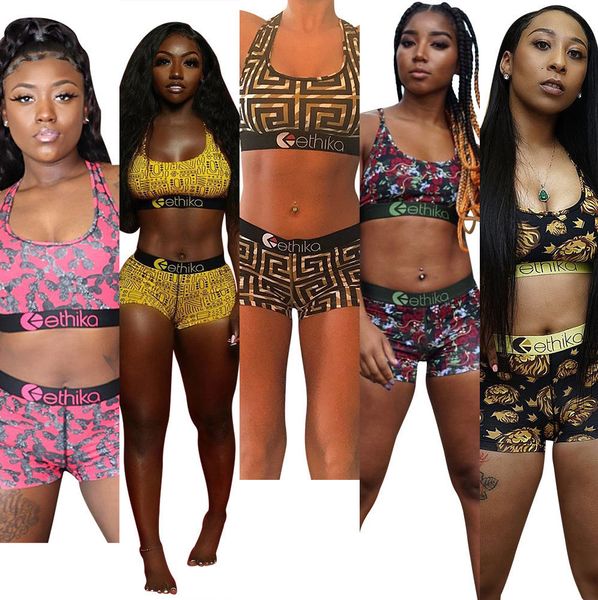 women two piece bikini bathing set summer designer ethika print swimsuits trendy vest bra shorts swimwear suit brand swimming p445, White;black
women two piece bikini bathing set summer designer ethika print swimsuits trendy vest bra shorts swimwear suit brand swimming p445, White;black