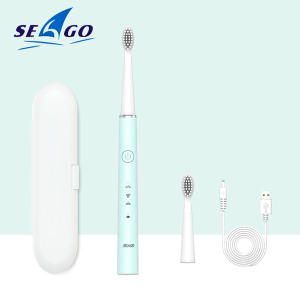 Seago Electric Toothbrush Rechargeable 5 Modes Whiten Clean Teeth Brush Professional Oral Care Toothbrush Traval Box
Seago Electric Toothbrush Rechargeable 5 Modes Whiten Clean Teeth Brush Professional Oral Care Toothbrush Traval Box