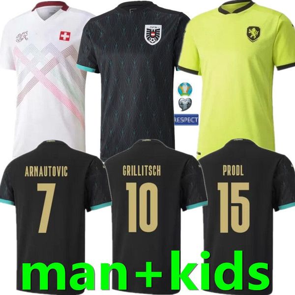 20 21 austria czech switzerland soccer jersey alaba arnautovic sabitzer grillitsch camisetas national team man kids black football shirts, Black;yellow 
20 21 austria czech switzerland soccer jersey alaba arnautovic sabitzer grillitsch camisetas national team man kids black football shirts, Black;yellow