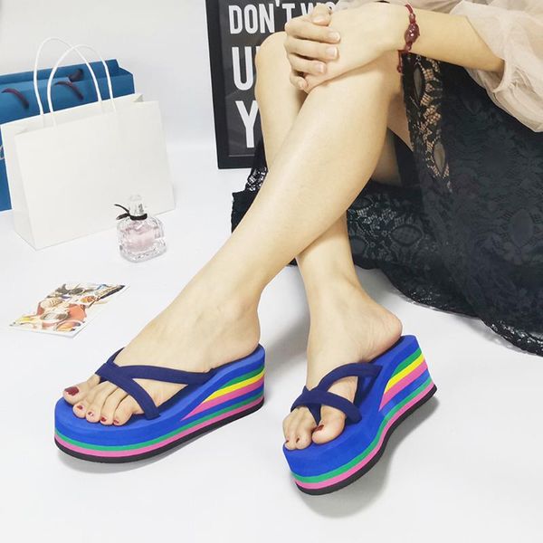 sagace обувь женщина лето сплошной цвет пляж шлепанцы высоких каблуках клина с толстыми ногами тапочки обувь женщина sandals2020jan20, Black 
sagace обувь женщина лето сплошной цвет пляж шлепанцы высоких каблуках клина с толстыми ногами тапочки обувь женщина sandals2020jan20, Black