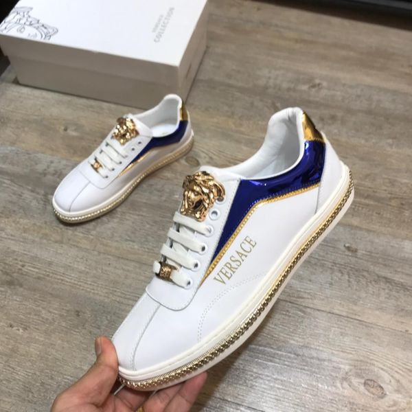 2021e summer new men 's leather fashion casual shoes sneakers ,comfortable low -shoes ,wild shoes ,original box packaging 38 -44, Black
2021e summer new men 's leather fashion casual shoes sneakers ,comfortable low -shoes ,wild shoes ,original box packaging 38 -44, Black