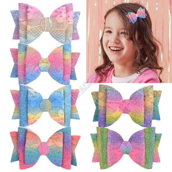 girls baby glitter hairpin bows hair clip gradient color rainbow hair pins childrens sequins barrette party hair accessories headress d9307, Slivery;white
girls baby glitter hairpin bows hair clip gradient color rainbow hair pins childrens sequins barrette party hair accessories headress d9307, Slivery;white
