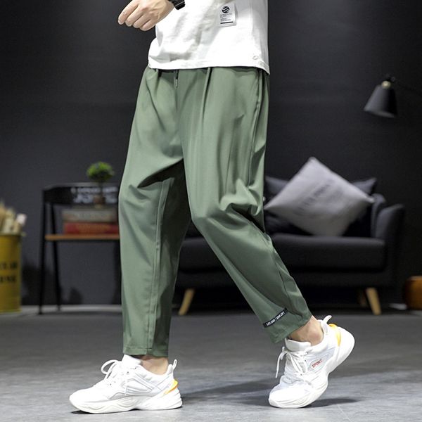 spring and summer new men's casual fashion simple youth loose large size thin stretch sports cropped pants overalls overalls overalls c, Blue
spring and summer new men's casual fashion simple youth loose large size thin stretch sports cropped pants overalls overalls overalls c, Blue
