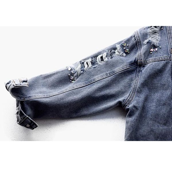 autumn korean fashion diamonds holes denim jacket coat women batwing sleeve short jeans jacket female wash blue chaqueta mujer, Black;brown
autumn korean fashion diamonds holes denim jacket coat women batwing sleeve short jeans jacket female wash blue chaqueta mujer, Black;brown