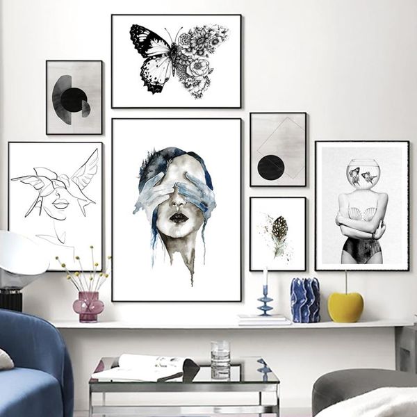 paintings surrealism abstract woman face fish wall art canvas painting nordic posters and prints pictures for living room home decor
paintings surrealism abstract woman face fish wall art canvas painting nordic posters and prints pictures for living room home decor
