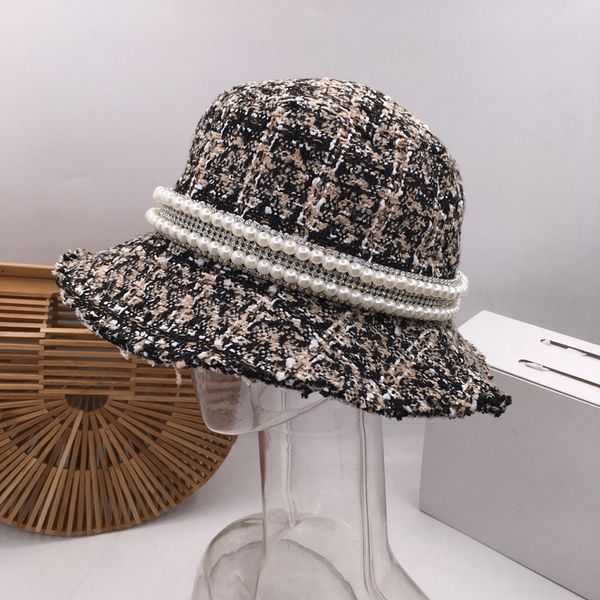 aristocratic wind wen wan fisherman hat female japanese leisure joker hat pearl han edition tweed basin cap grid bucket hats, Blue;gray
aristocratic wind wen wan fisherman hat female japanese leisure joker hat pearl han edition tweed basin cap grid bucket hats, Blue;gray