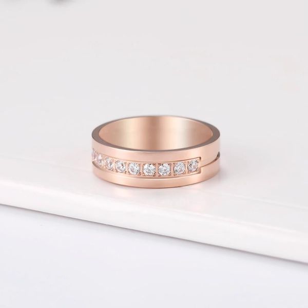 dawapara stainless steel jewelry wedding ring clear zircon crystal anillos acero inoxidable mujer engagement ring anniversary, Golden;silver
dawapara stainless steel jewelry wedding ring clear zircon crystal anillos acero inoxidable mujer engagement ring anniversary, Golden;silver