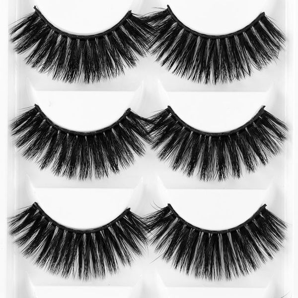 5 pairs 6d faux mink lashes beauty makeup handmade full strip fluffy wispy mink eyelashes soft fluffy eyelashes full volume lash
5 pairs 6d faux mink lashes beauty makeup handmade full strip fluffy wispy mink eyelashes soft fluffy eyelashes full volume lash