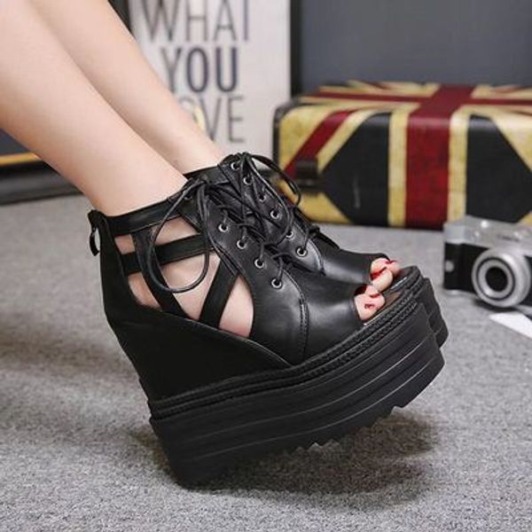 roman plaid new summer 2020 fashion versatile platform super high heel ladies shoes with lace-buckle, Black
roman plaid new summer 2020 fashion versatile platform super high heel ladies shoes with lace-buckle, Black