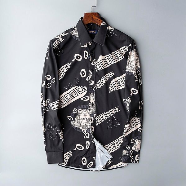 luxury mens designer burb medusa shirts firmate business dress shirts fashion casual brand shirt print slim shirt homme guci fen 169, White;black
luxury mens designer burb medusa shirts firmate business dress shirts fashion casual brand shirt print slim shirt homme guci fen 169, White;black