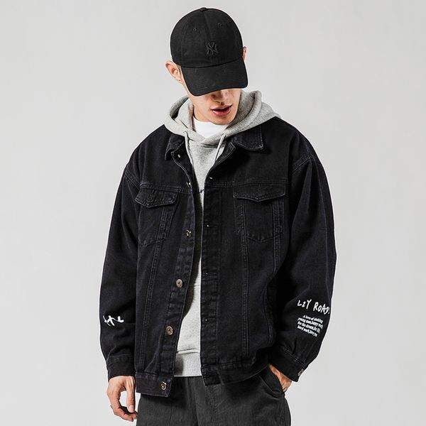 2020 spring and autumn new denim jacket men's hip hop retro jacket street casual pilot fashion large size printed, Black;brown
2020 spring and autumn new denim jacket men's hip hop retro jacket street casual pilot fashion large size printed, Black;brown