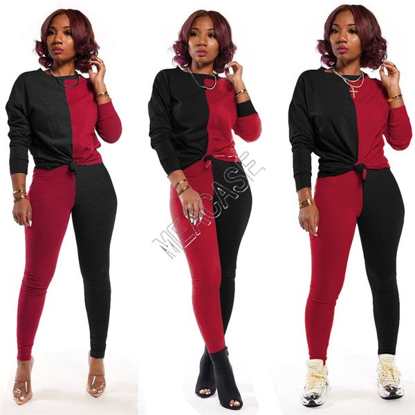 women tracksuit designers long sleeves t shirt pants leggings fashion patchwork color two pieces outfits sports suit s-3xl d82408, Gray
women tracksuit designers long sleeves t shirt pants leggings fashion patchwork color two pieces outfits sports suit s-3xl d82408, Gray