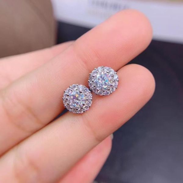 other meibapj 5mm moissanite flower stud earrings 925 sterling silver fashion simple fine jewelry for women, Golden;silver
other meibapj 5mm moissanite flower stud earrings 925 sterling silver fashion simple fine jewelry for women, Golden;silver