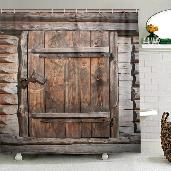 rustic wooden barn door bathroom curtain vintage farmhouse door shower curtain waterproof polyester fabric for bath room
rustic wooden barn door bathroom curtain vintage farmhouse door shower curtain waterproof polyester fabric for bath room