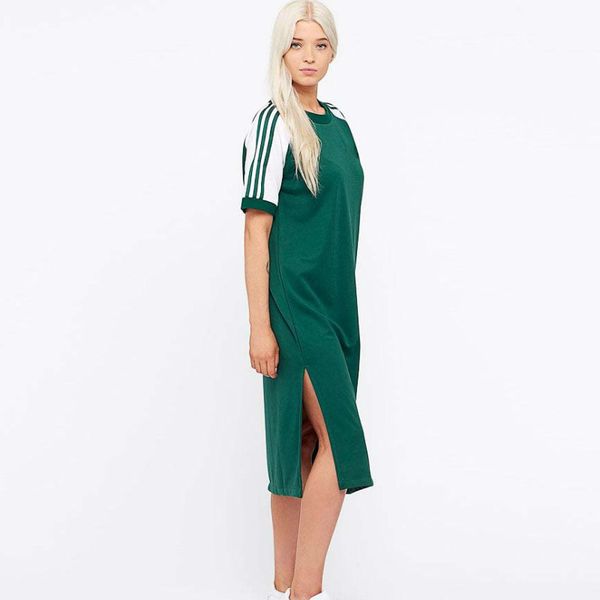 girls casual long dresses sport wear pure color for autumn mid-calf pencil dress striped short sleeve women fashion dress active new clothes, Black;gray
girls casual long dresses sport wear pure color for autumn mid-calf pencil dress striped short sleeve women fashion dress active new clothes, Black;gray