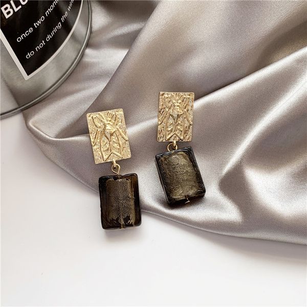simple dangle earrings womans stud earring square ladies wedding fashion creative girls party gray vintage zinc alloy brincos, Silver
simple dangle earrings womans stud earring square ladies wedding fashion creative girls party gray vintage zinc alloy brincos, Silver