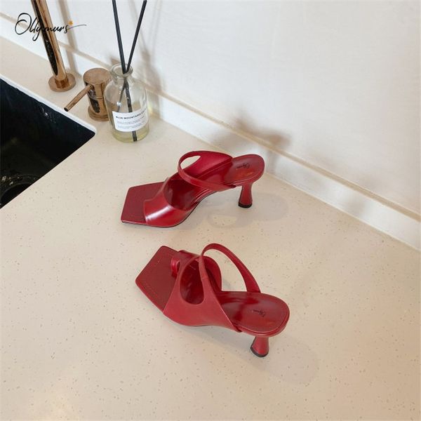 ollymurs new genuine leather woman summer slippers square toe black red thin high heel women shoes slippers fashion shoes woman
ollymurs new genuine leather woman summer slippers square toe black red thin high heel women shoes slippers fashion shoes woman
