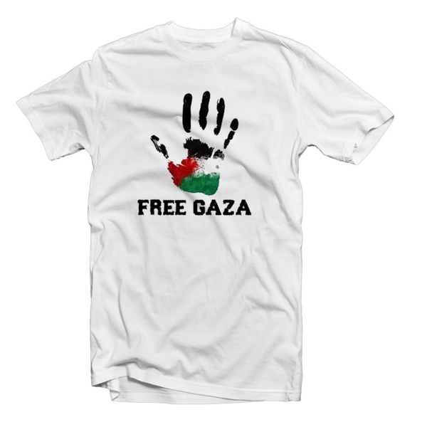 gaza om palestine t shirt tee mensmale pre-cotton clothing 100% cotton t-shirt short sleeve tee plus size