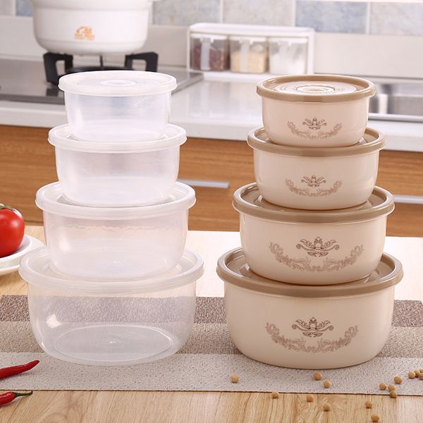 storage bottles & jars 4pc/set round mini refrigerator crisper box pp for kitchen seal lunch grains tank sorting container
storage bottles & jars 4pc/set round mini refrigerator crisper box pp for kitchen seal lunch grains tank sorting container